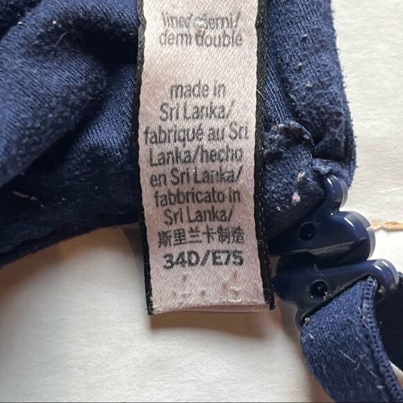 Victoria's Secret Bra 34D underwire padded lace trim adjustable straps - Picture 6 of 8